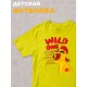 Футболка Король Лев с прикольной надписью wild one. Футболка детская с персонажем Кайон из the Lion King для мальчика и девочки. Одежда для детей и подростков стрит стайл кежуал.
