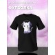 Футболка кот геймер и котик game player с принтом каваи котенок прикол для геймера kitty cat meme anime style kawaii kawai, черная женская и мужская стрит стайл мемная прикольная одежда кэжуал y2k.