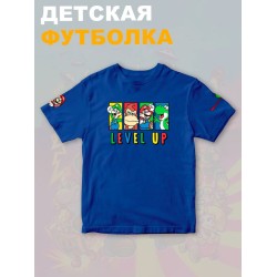 Футболка супер марио и луиджи донки конг нинтендо детская