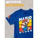 Футболка супер марио брос super mario нинтендо детская