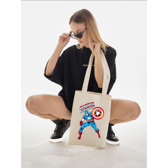 Шоппер капитан Америка марвел marvel y2k детский
