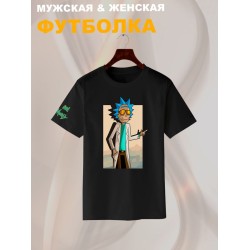 Футболка рик и морти в очках из rick and morty y2k