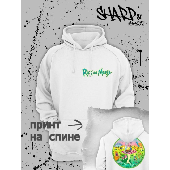 Худи рик и морти путешествие из rick and morty the anime