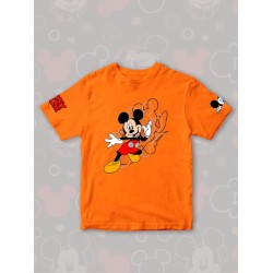 Футболка с персонажем Микки Маус из мультика Дисней. Футболка с принтом Mickey Mouse из Walt Disney для мальчика и девочки. Одежда для детей и подростков street style кэжуал.