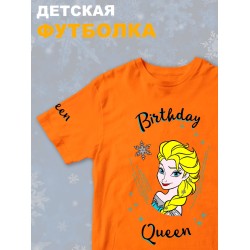 Детская футболка с принтом Эльза Холодное серце Disney