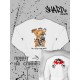 Свитшот с принтом КиШ. Свитшот унисекс с надписью Король и Шут в стиле street style.