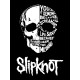 Шоппер slipknot с черепом слипкнот с принтом надписью рок металл мерч музыка music черный, прикольная стритстайл сумка для шопинга и покупок тканевая мужская и женская андеграунд кэжуал underground.