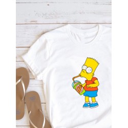 Футболка Барт Симпсон и мем Simpsons y2k