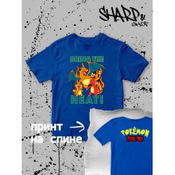 Футболка покемон чармандер pokemon аниме y2k детская