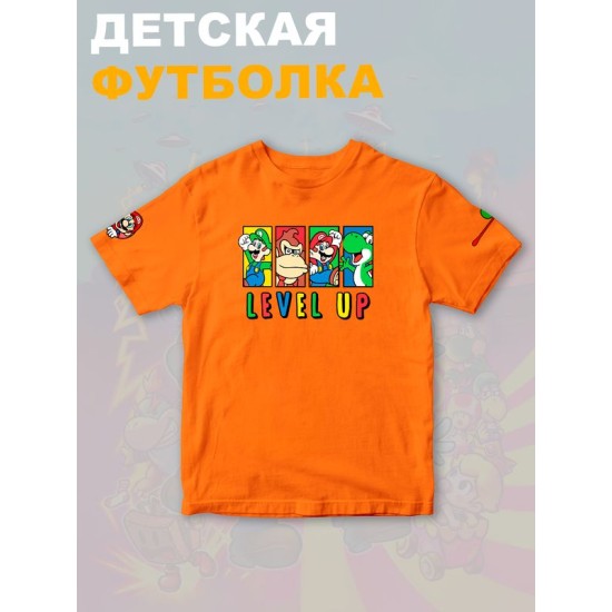 Футболка супер марио и луиджи донки конг нинтендо детская