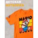 Футболка супер марио брос super mario нинтендо детская