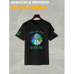 Футболка рик и морти и ученый мем из rick and morty