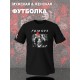 Футболка с принтом Персонажи из страшного кино и надписью Friends оверсайз черная. Футболка унисекс с героями ужастиков для фанатов horror movies street style.