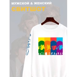 Свитшот Beatles логотип с принтом, рисунком rock style