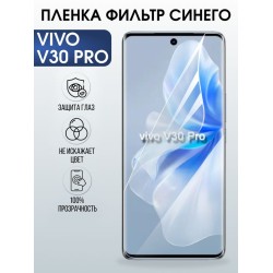Защитная гидрогелевая пленка для VIVO V30 PRO, полиуретановая плёнка фильтр синего на мобильный телефон .