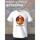 Футболка Гомер Симпсон Симпсоны и прикол с принтом Homer Simpson god of bar Simpsons симсоны, белая женская мужская стрит стайл мемная прикольная одежда кэжуал стритстайл андеграунд casual y2k style.