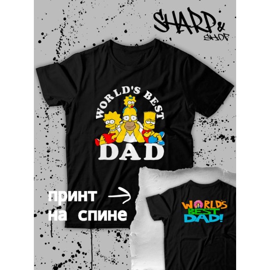 Футболка Гомер Симпсон Simpsons best dad y2k