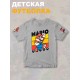 Футболка супер марио брос super mario нинтендо детская
