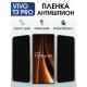 Защитная гидрогелевая пленка для VIVO T3 PRO, полиуретановая плёнка антишпион на мобильный телефон Виво т3 про.