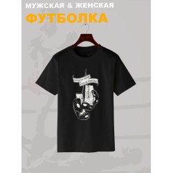 Футболка с боксерскими перчатками бокс boxing с принтом надписью с боксерской тематикой эстетика борьба aesthetic, черная женская мужская прикольная одежда кэжуал casual, sportswear спортивный стиль.