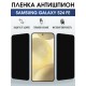Защитная гидрогелевая пленка для SAMSUNG GALAXY S24 FE, полиуретановая плёнка антишпион на мобильный телефон Самсунг галакси с24 фе.