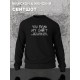 Свитшот унисекс с прикольной надписью "You read my shirt" оверсайз черный. Свитшот с принтом в стиле кэжуал.