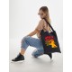 Сумка шоппер Король Лев с прикольной надписью wild one с персонажем Кайон из the Lion King для мальчика и девочки casual street style.
