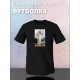 Футболка с принтом " Миранда" оверсайз черная. Футболка с картиной и прикольной надписью унисекс в стиле underground y2k.