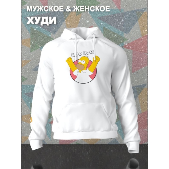 Худи Гомер Симпсон и мем Simpsons y2k