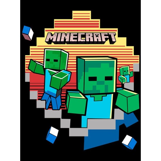 Футболка майнкрафт minecraft с принтом игры y2k детская