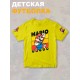 Футболка супер марио брос super mario нинтендо детская