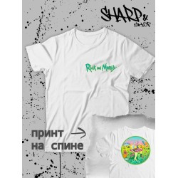 Футболка рик и морти путешествие из rick and morty the anime