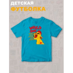 Футболка Король Лев с прикольной надписью wild one. Футболка детская с персонажем Кайон из the Lion King для мальчика и девочки. Одежда для детей и подростков стрит стайл кежуал.