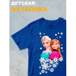 Футболка с принтом Холодное сердце детская