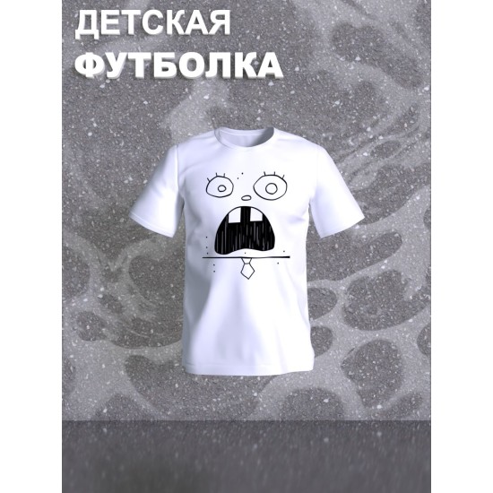 Футболка с героем Губка Боб. Футболка детская с принтом Spongebob squarepants для мальчика и девочки. Одежда для детей и подростков стрит стайл кежуал.