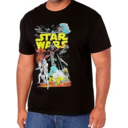 Футболка Star wars Звездные войны и Дарт Вейдер с принтом Darth Vader Звезда смерти штурмовики, черная женская мужская в подарок для папы, прикольная андеграунд одежда кэжуал, y2k underground casual.