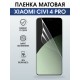 Защитная гидрогелевая пленка для XIAOMI CIVI 4 PRO, полиуретановая плёнка матовая на мобильный телефон .