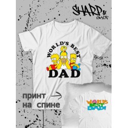 Футболка Гомер Симпсон Simpsons best dad y2k