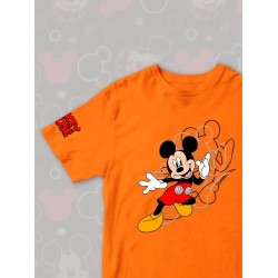 Футболка с персонажем Микки Маус из мультика Дисней. Футболка с принтом Mickey Mouse из Walt Disney для мальчика и девочки. Одежда для детей и подростков street style кэжуал.