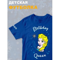 Детская футболка с принтом Эльза Холодное серце Disney