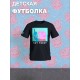 Футболка с героем Свинка Пеппа и прикольной надписью not today. Футболка детская с принтом Peppa pig для мальчика и девочки. Одежда для детей и подростков стрит стайл кежуал.