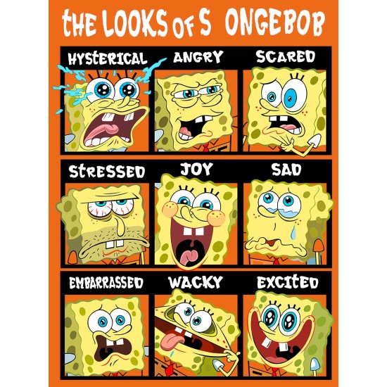 Футболка с героем Губка Боб. Футболка детская с принтом Spongebob squarepants для мальчика и девочки. Одежда для детей и подростков стрит стайл кежуал.
