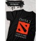 Футболка дота 2 приколы Dota 2 сама в себя не поиграет с принтом и надписью мем для геймера отаку game player meme, черная женская мужская стрит стайл прикольная одежда кэжуал, андеграунд стритстайл.
