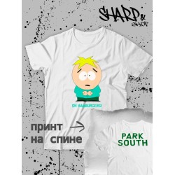 Футболка южный парк Баттерс и бургеры мем south park