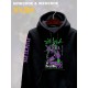 Худи с принтом из мультсериала Евангелион оверсайз. Худи унисекс Evangelion Eva 01 в стиле street style для молодежи.
