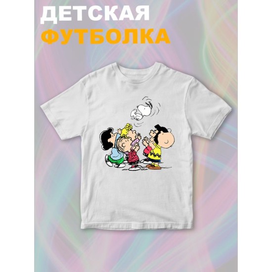 Футболка снупи Snoopy с милым принтом y2k детская