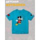 Футболка с персонажем Микки Маус из мультика Дисней. Футболка с принтом Mickey Mouse из Walt Disney для мальчика и девочки. Одежда для детей и подростков street style кэжуал.