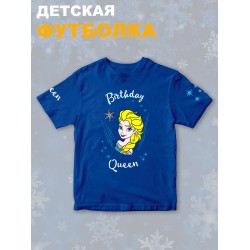 Детская футболка с принтом Эльза Холодное серце Disney