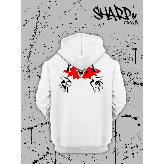 Худи с принтом КиШ. Худи унисекс с надписью Король и Шут в стиле street style.