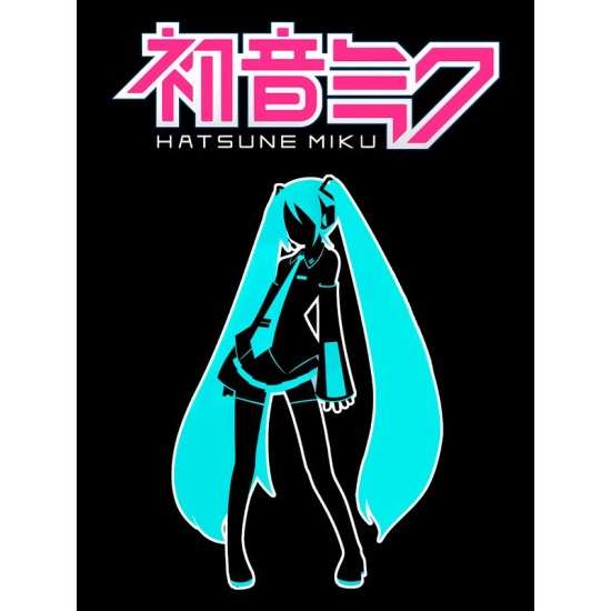 Шоппер хатсуне мику хацуне hatsune miku аниме тянка с принтом вокалоид эстетика kawaii kawai каваи черный, y2k стритстайл сумка для шопинга и покупок тканевая женская и мужская кэжуал андеграунд.